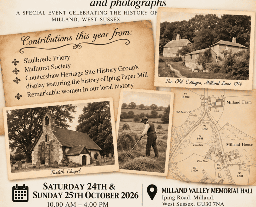 Milland Memories Exhibition this weekend!